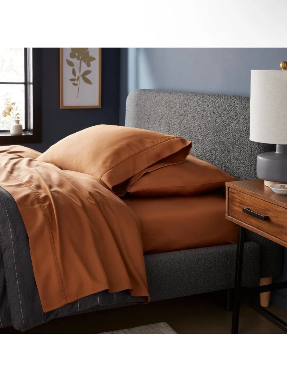 Full 320 Thread Count Cool TENCEL® Lyocell Sheet Set Caramel - Threshold™